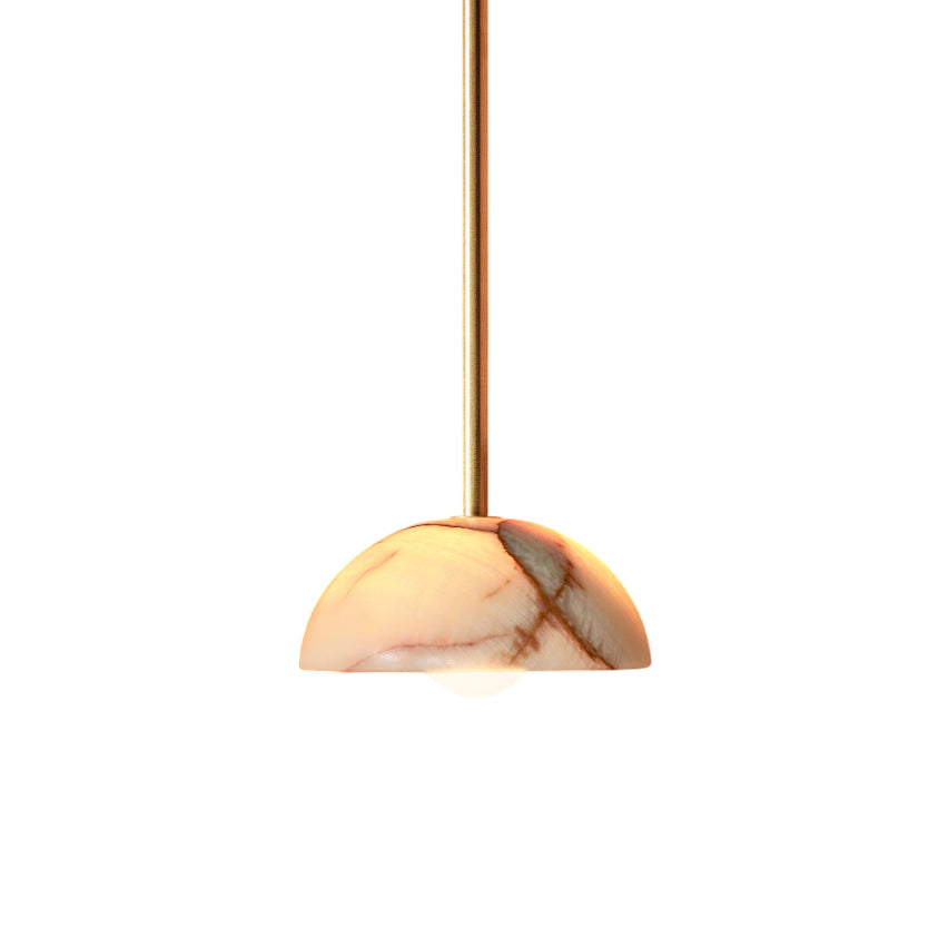 Aurelia Modern Minimalist Elegance Brass Metal Glass Pendant Lamp - Neutralighting