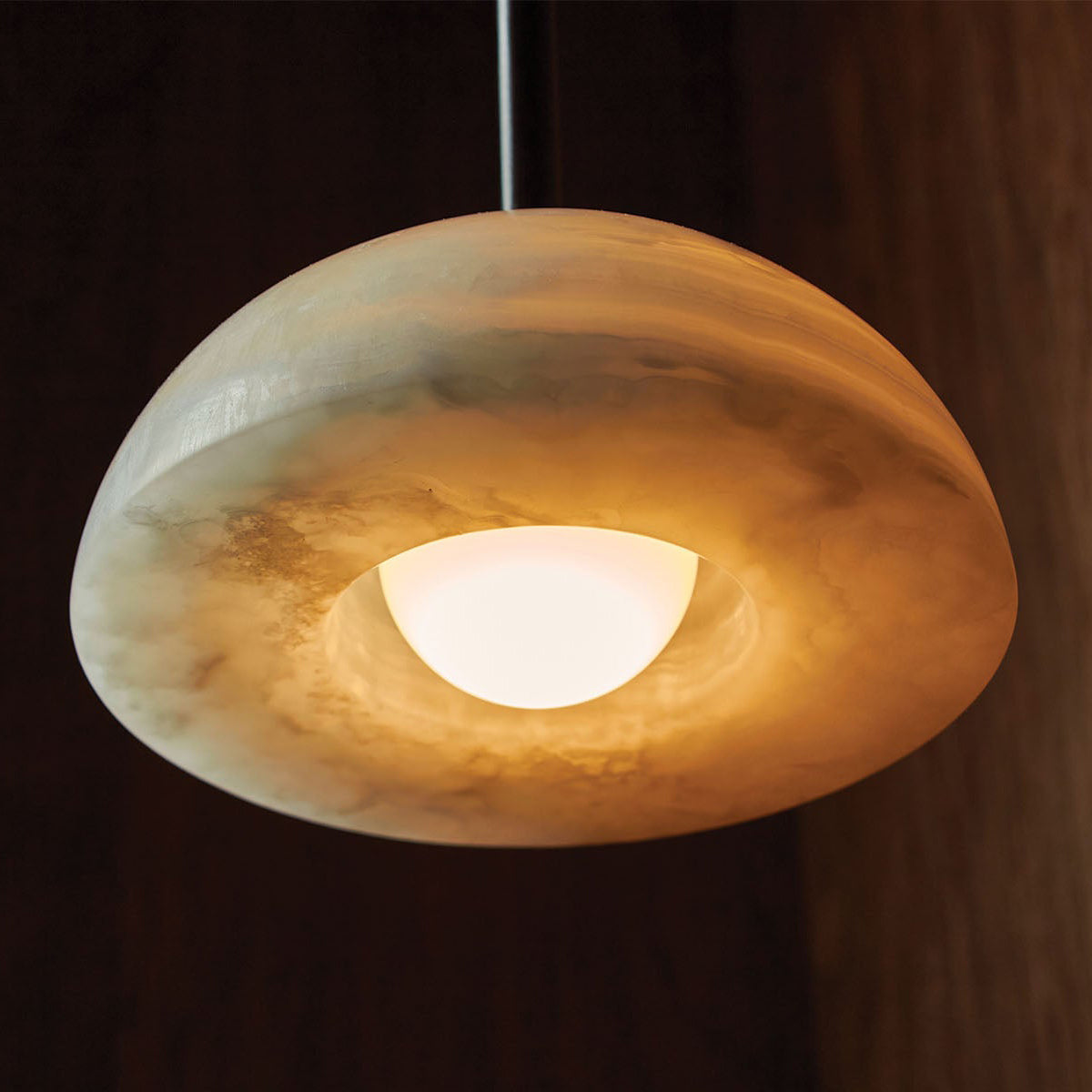Aurelia Modern Minimalist Elegance Brass Metal Glass Pendant Lamp - Neutralighting