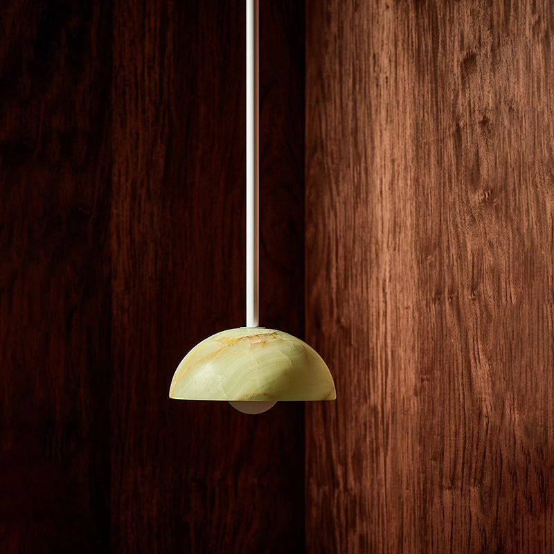 Aurelia Modern Minimalist Elegance Brass Metal Glass Pendant Lamp - Neutralighting