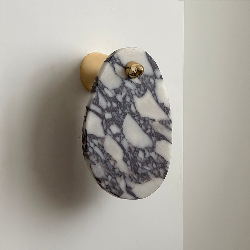 Norduvys Modern Luxurious Metal Marble Wall Lamp - Neutralighting