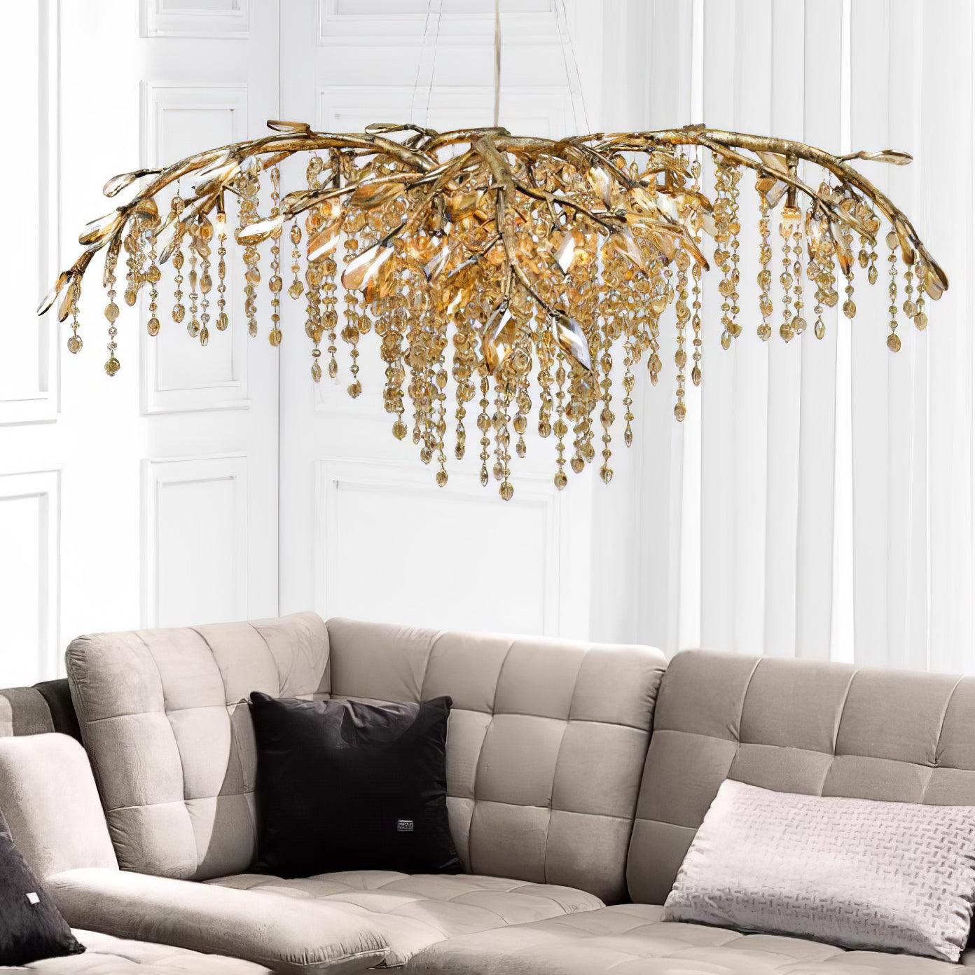 Ucaryra Postmodern Luxury Twilight Crystal Chandelier - Blowlighting