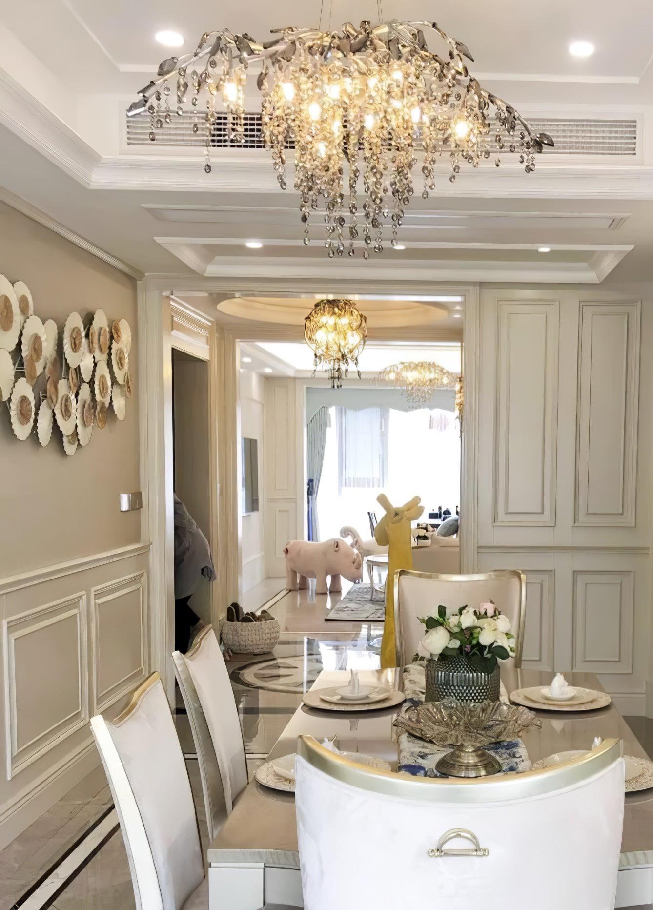 Ucaryra Postmodern Luxury Twilight Crystal Chandelier - Blowlighting