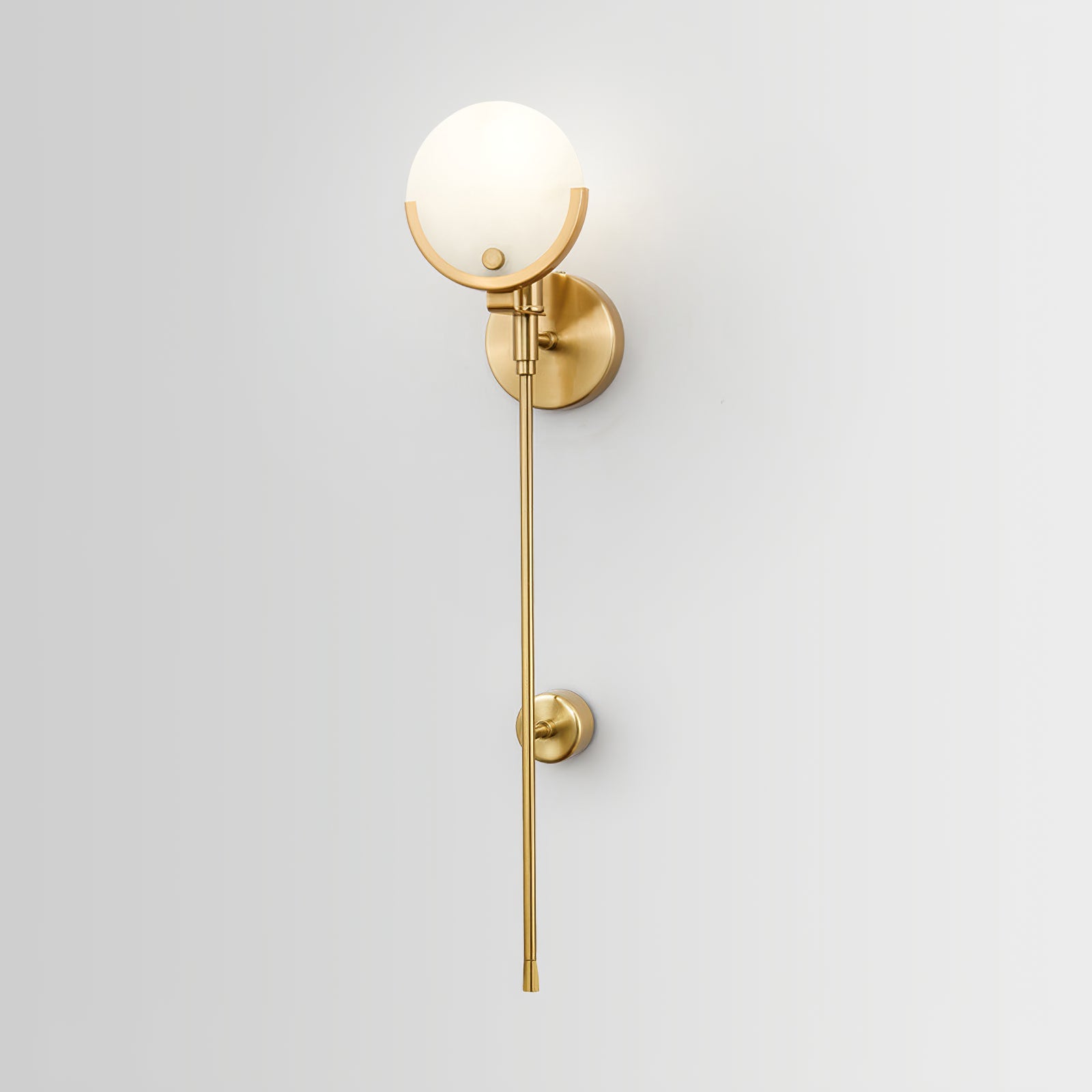 Bravi Brass Sconce Alabaster - Neutralighting