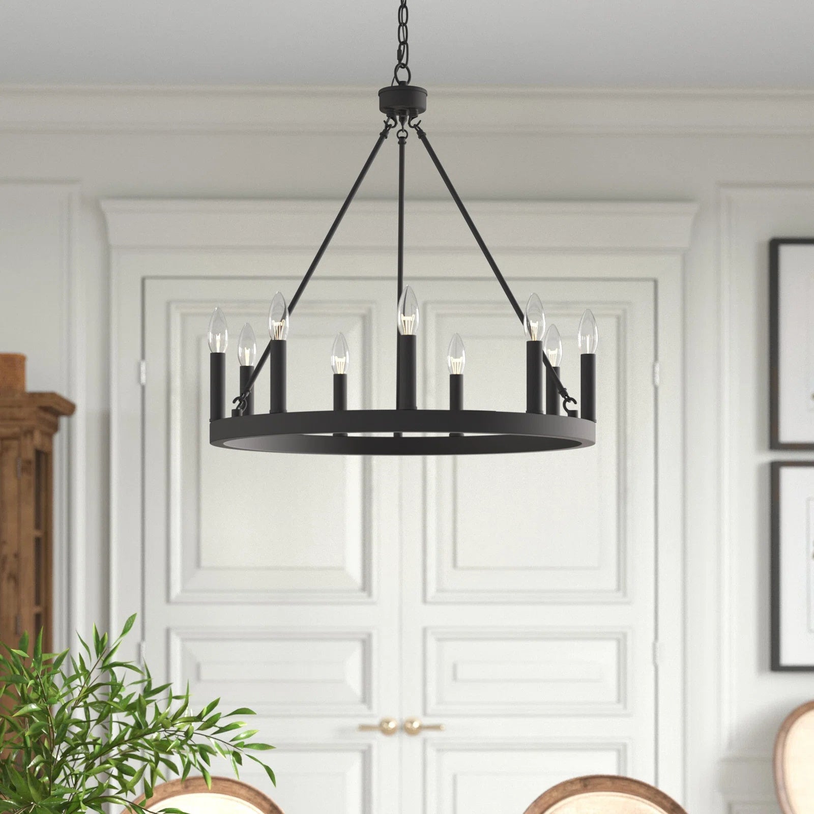 Mjolkuvyo Modern Minimalist Metal Chandelier - Neutralighting