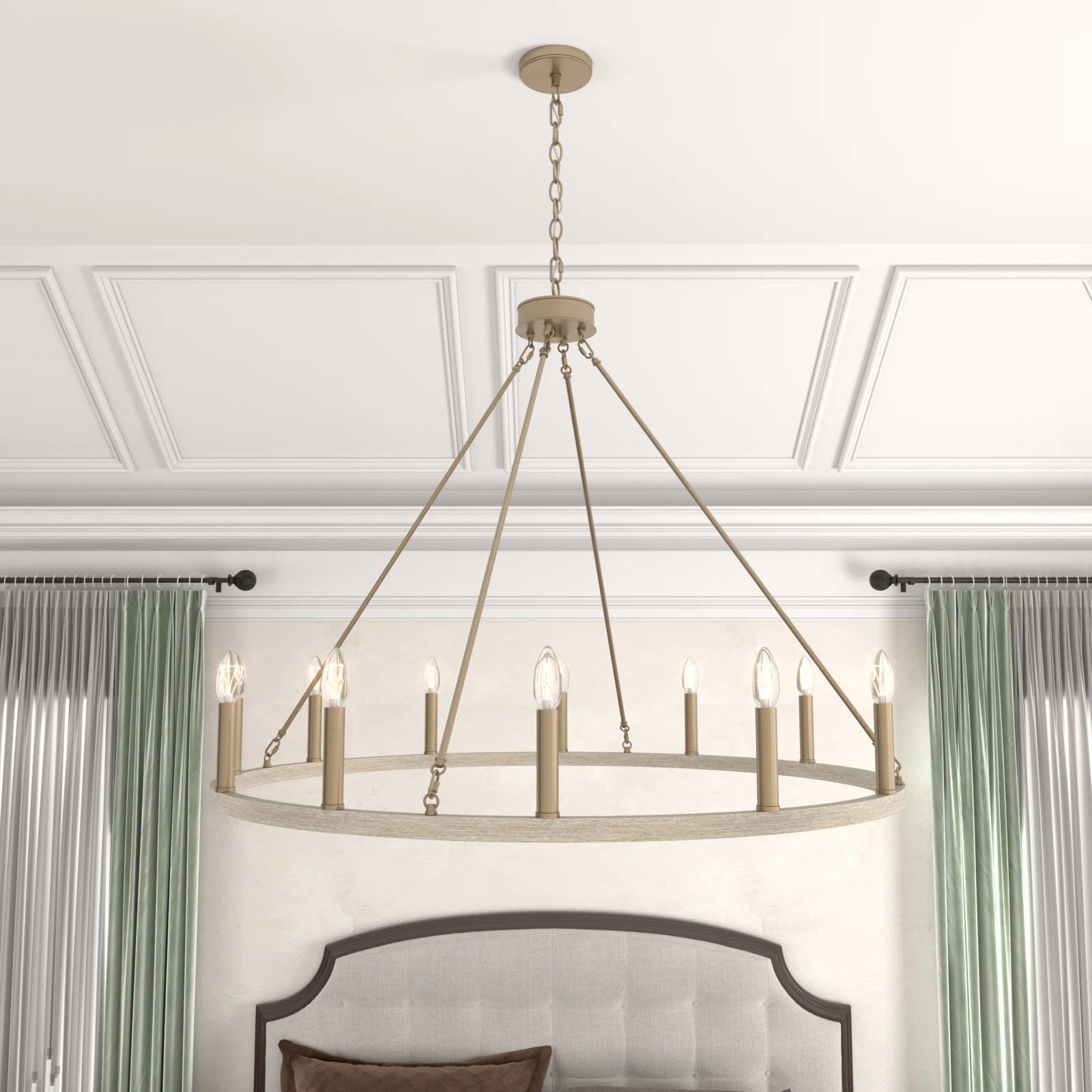 Mjolkuvyo Modern Minimalist Metal Chandelier - Neutralighting