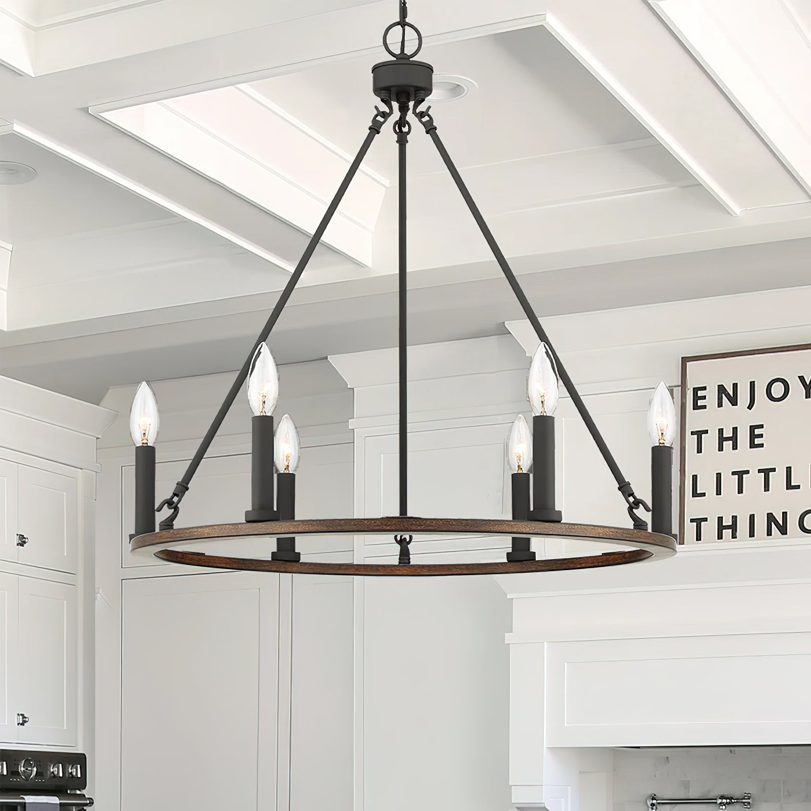 Mjolkuvyo Modern Minimalist Metal Chandelier - Neutralighting