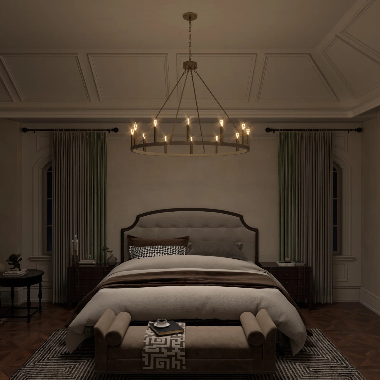 Mjolkuvyo Modern Minimalist Metal Chandelier - Neutralighting