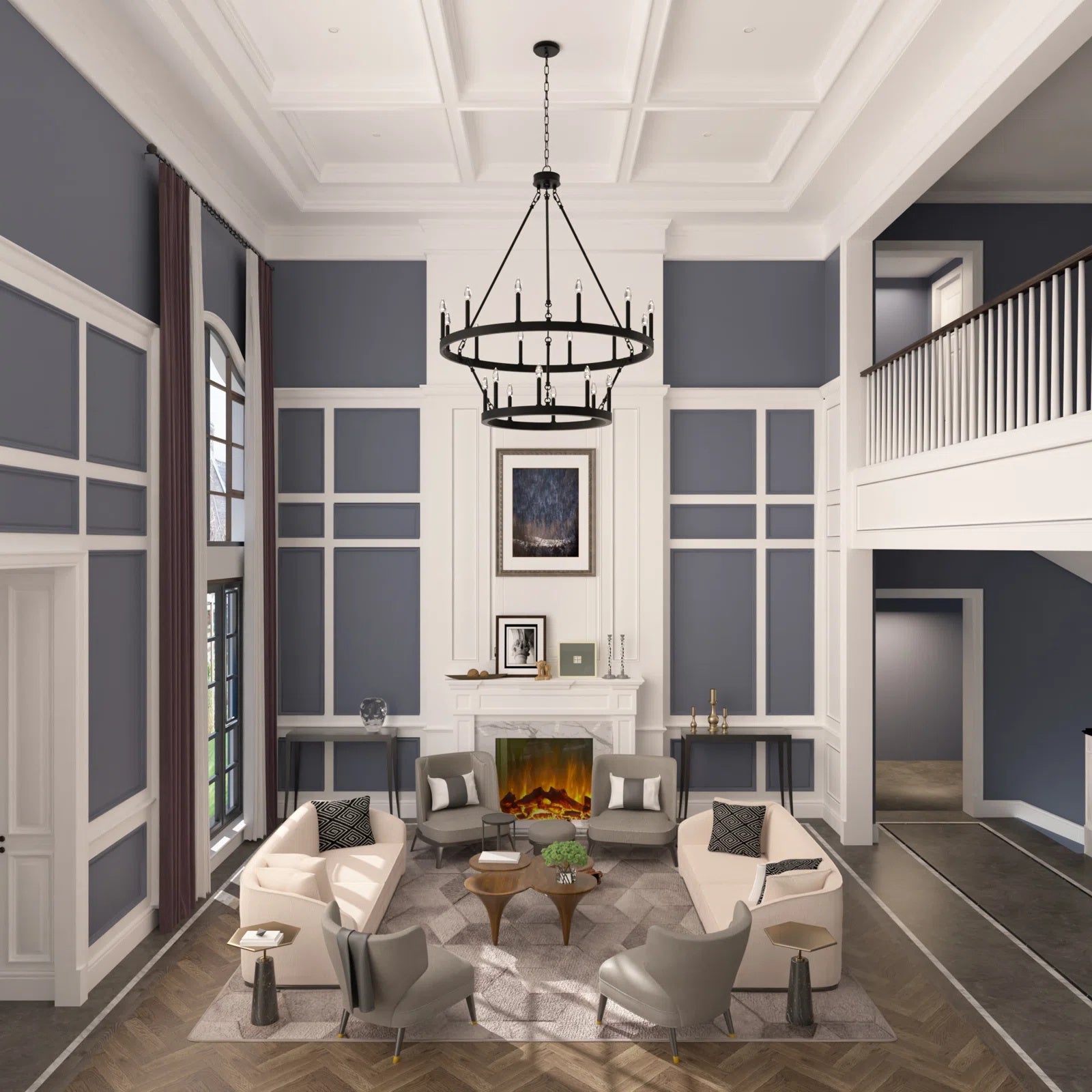 Mjolkuvyo Modern Minimalist Metal Chandelier - Neutralighting