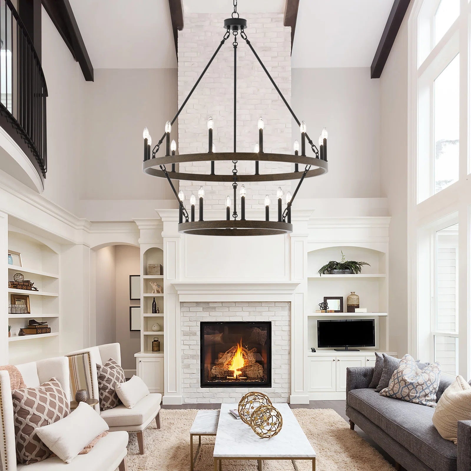 Mjolkuvyo Modern Minimalist Metal Chandelier - Neutralighting