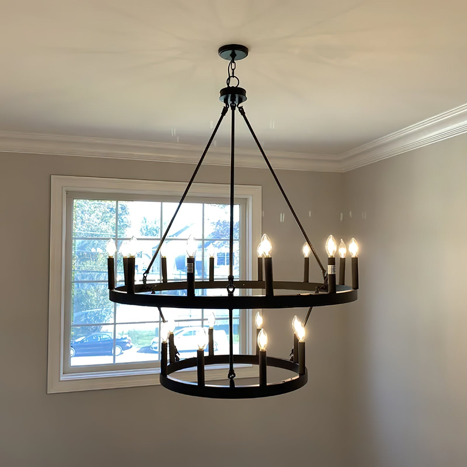 Mjolkuvyo Modern Minimalist Metal Chandelier - Neutralighting