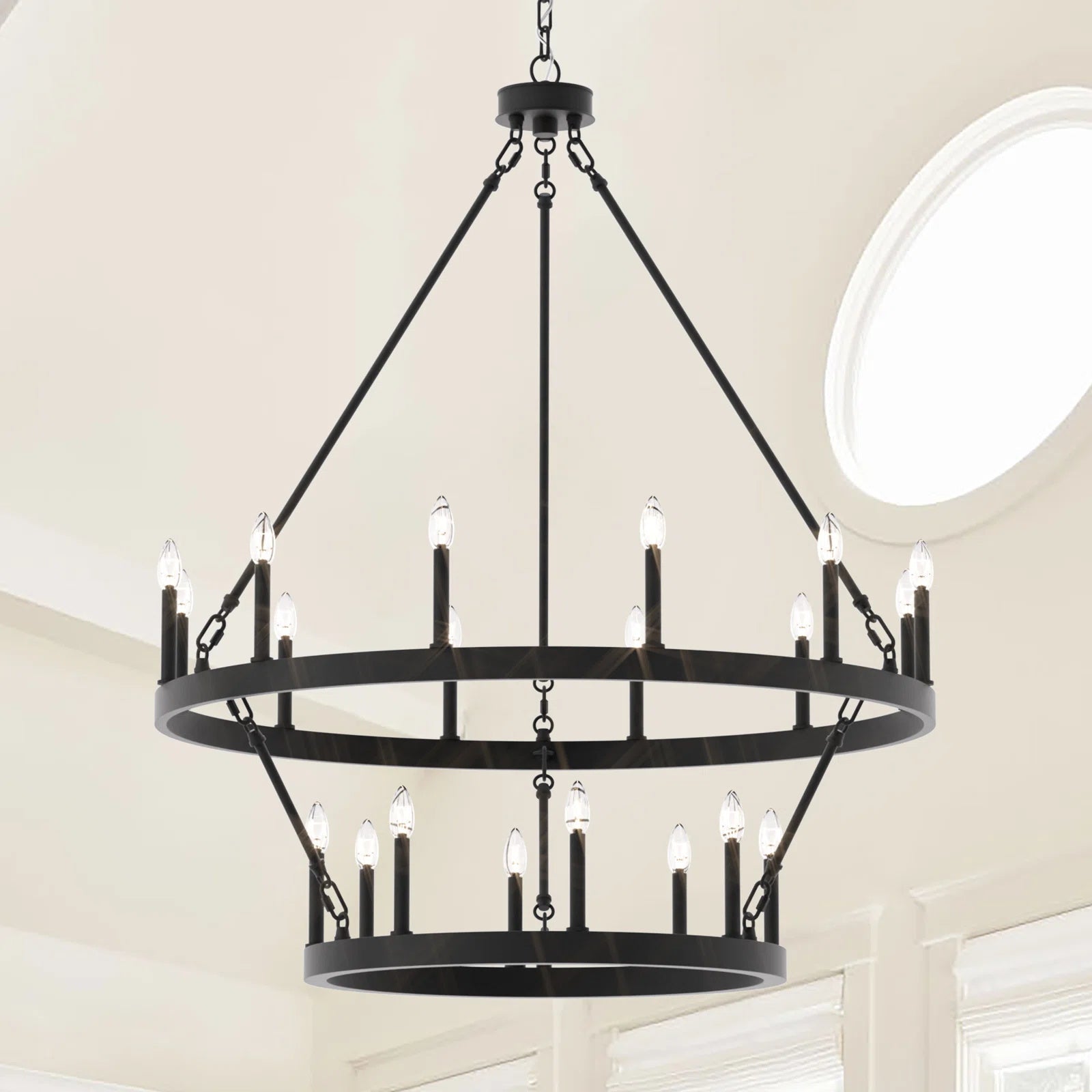 Mjolkuvyo Modern Minimalist Metal Chandelier - Neutralighting