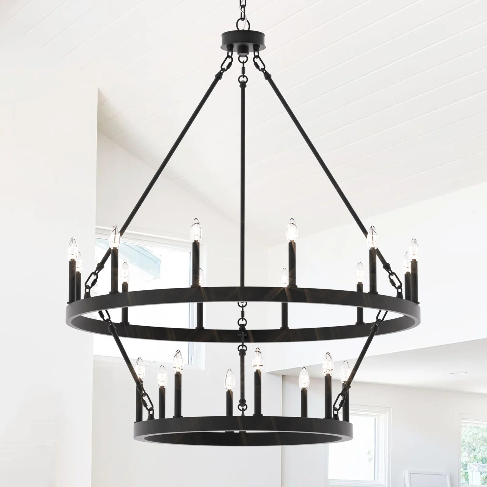 Mjolkuvyo Modern Minimalist Metal Chandelier - Neutralighting