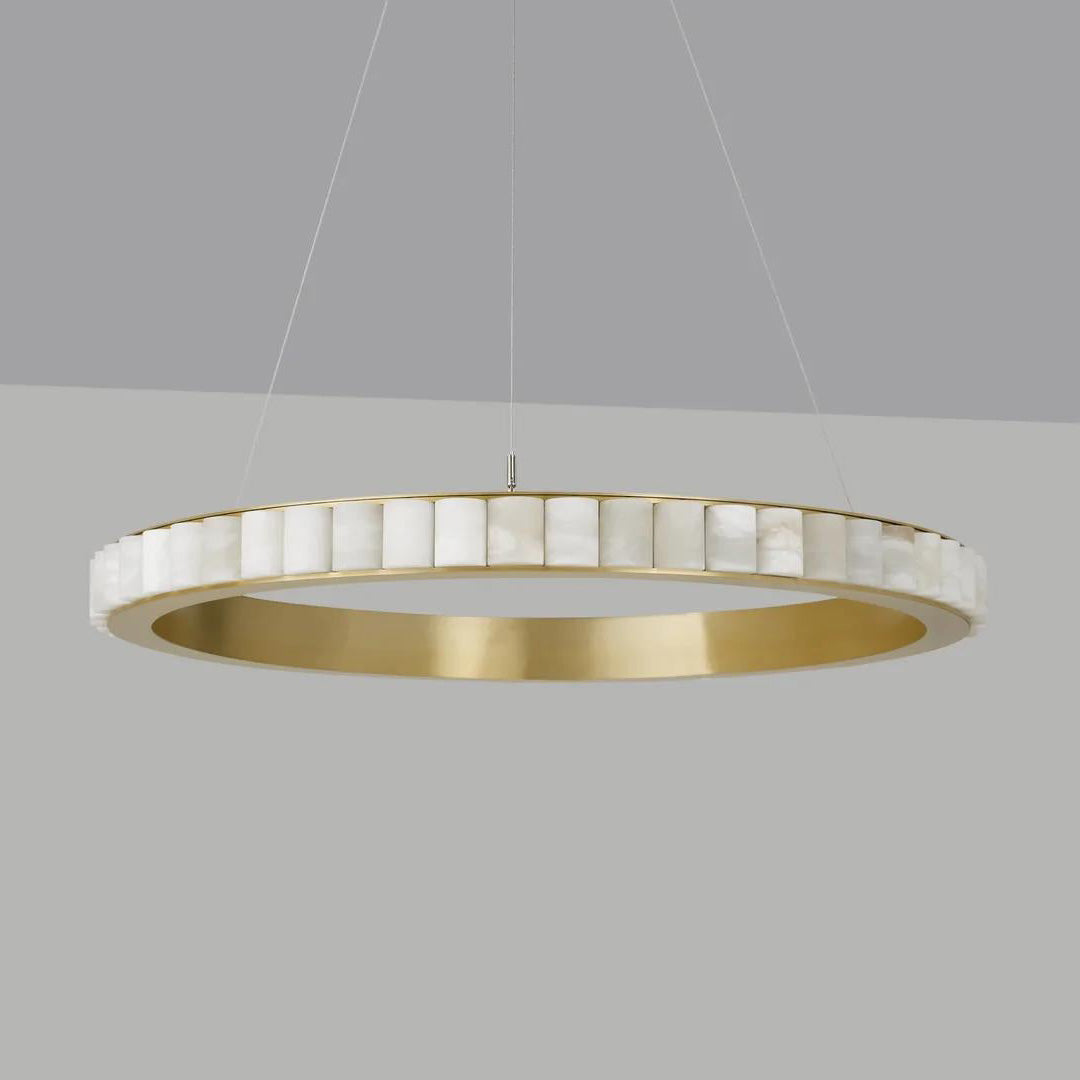 Sifuvyh Postmodern Luxury Stainless Alabaster Chandelier - Neutralighting