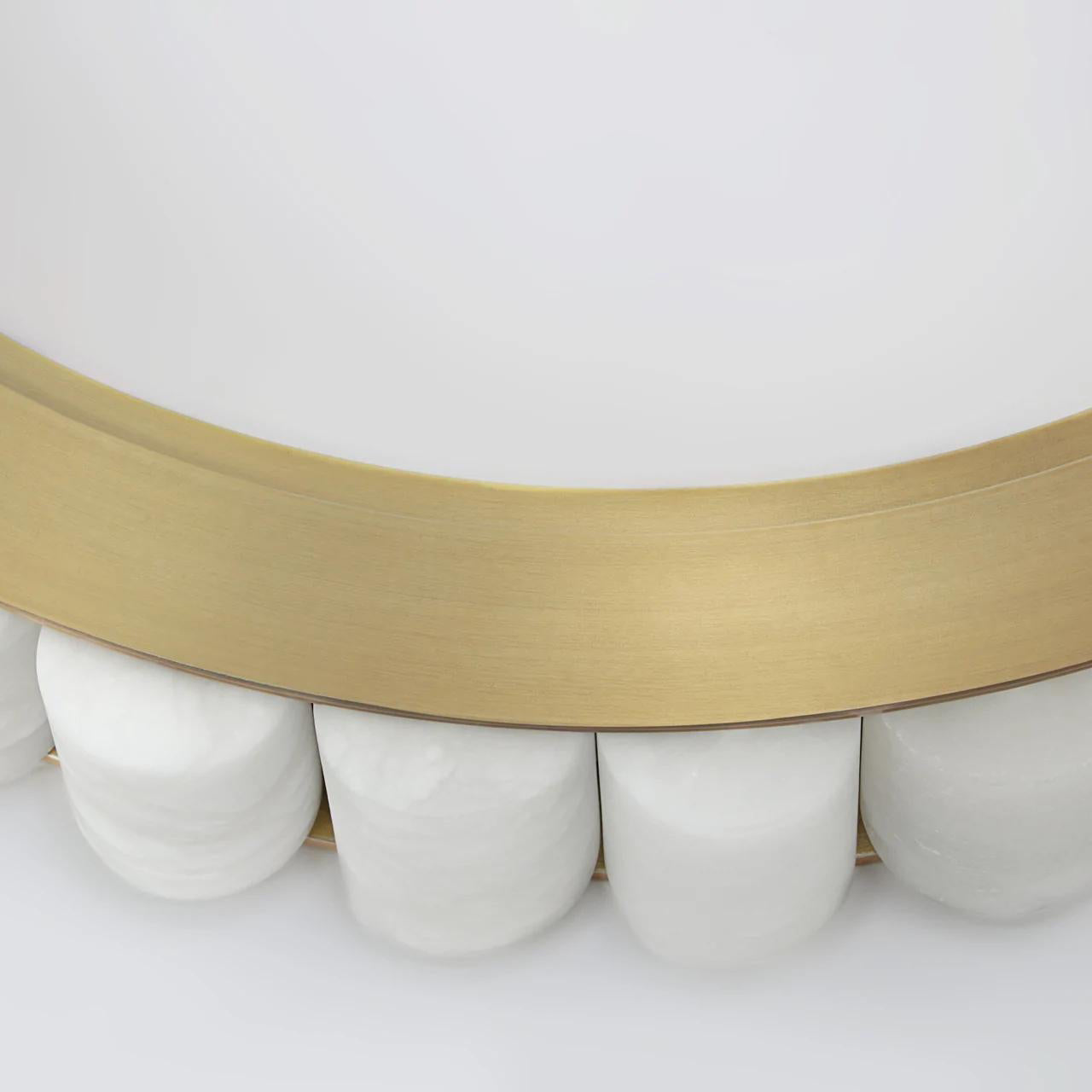 Sifuvyh Postmodern Luxury Stainless Alabaster Chandelier - Neutralighting
