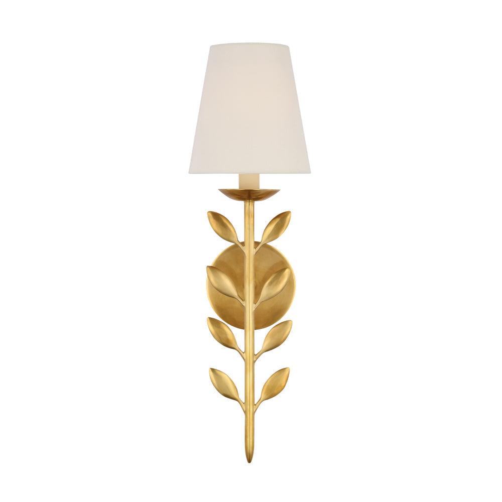 Evoque Gold Leaf Wall Sconce - Neutralighting