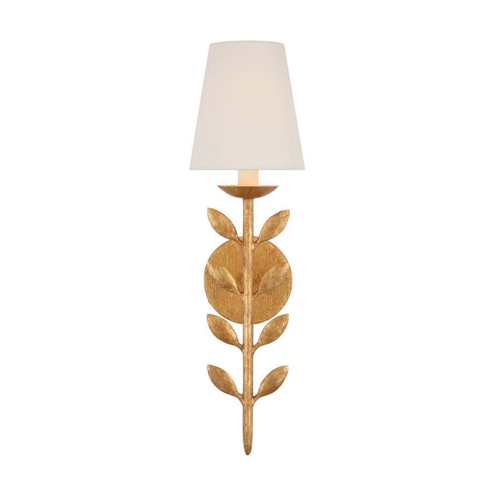 Evoque Gold Leaf Wall Sconce - Neutralighting