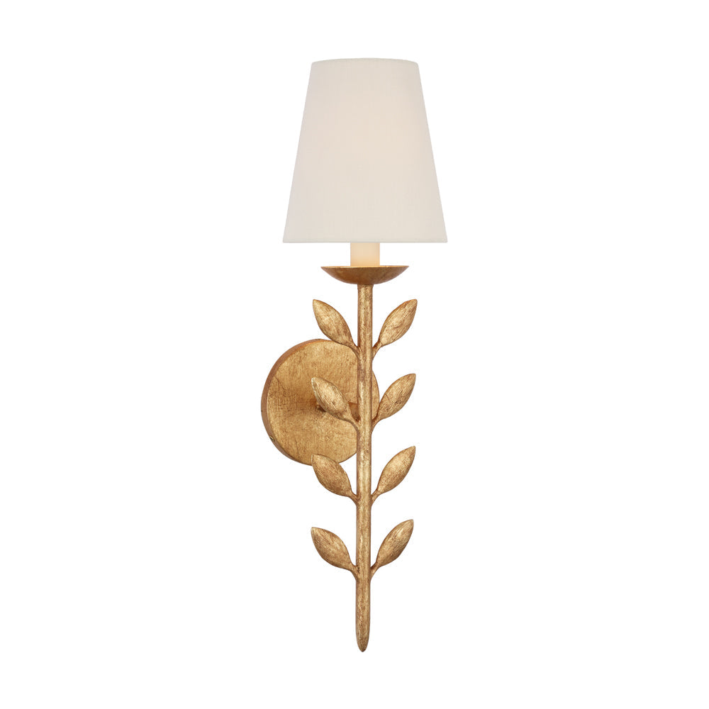 Evoque Gold Leaf Wall Sconce - Neutralighting