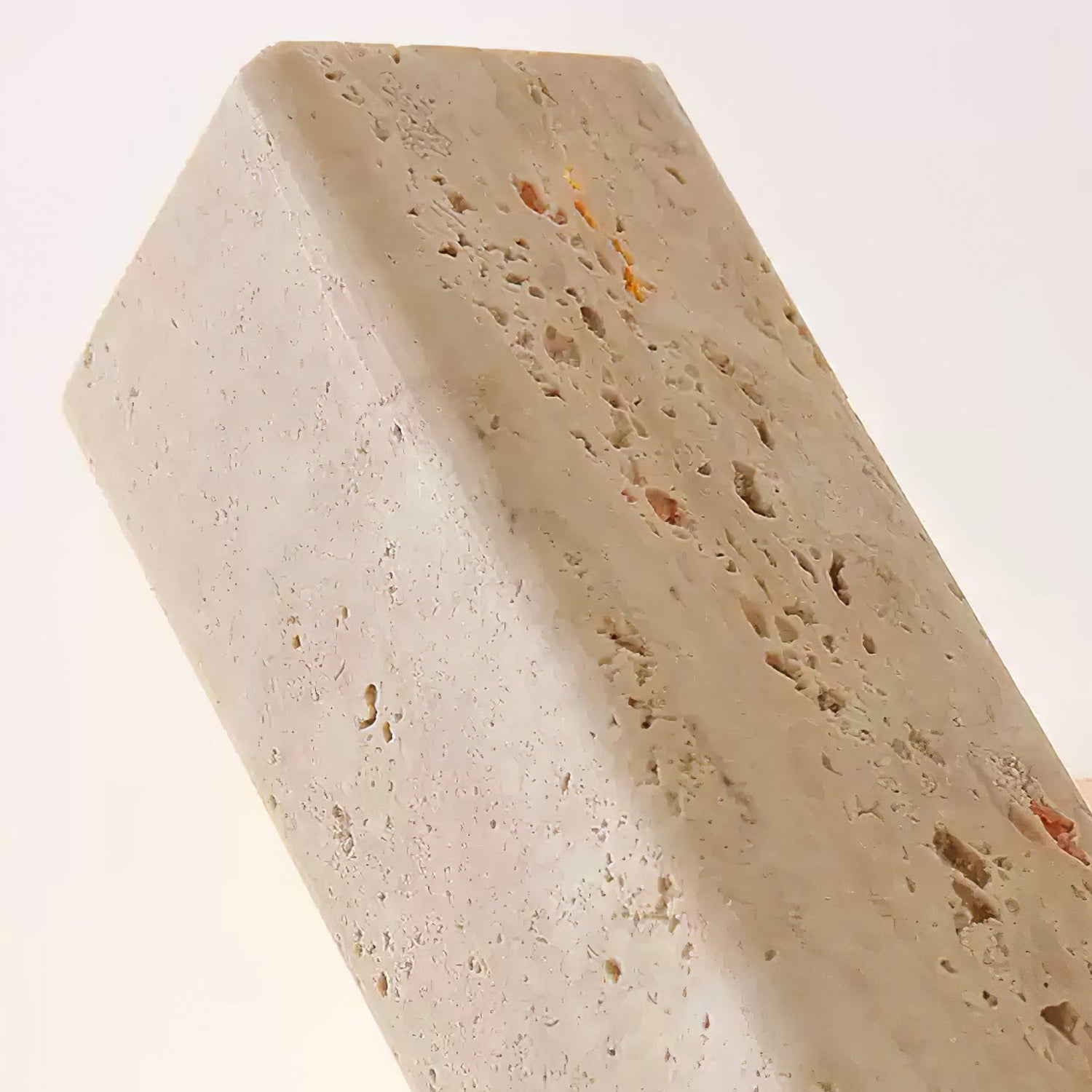 Ostruvyo Modern Minimalist Linear Walnut Travertine Wall Lamp - Neutralighting
