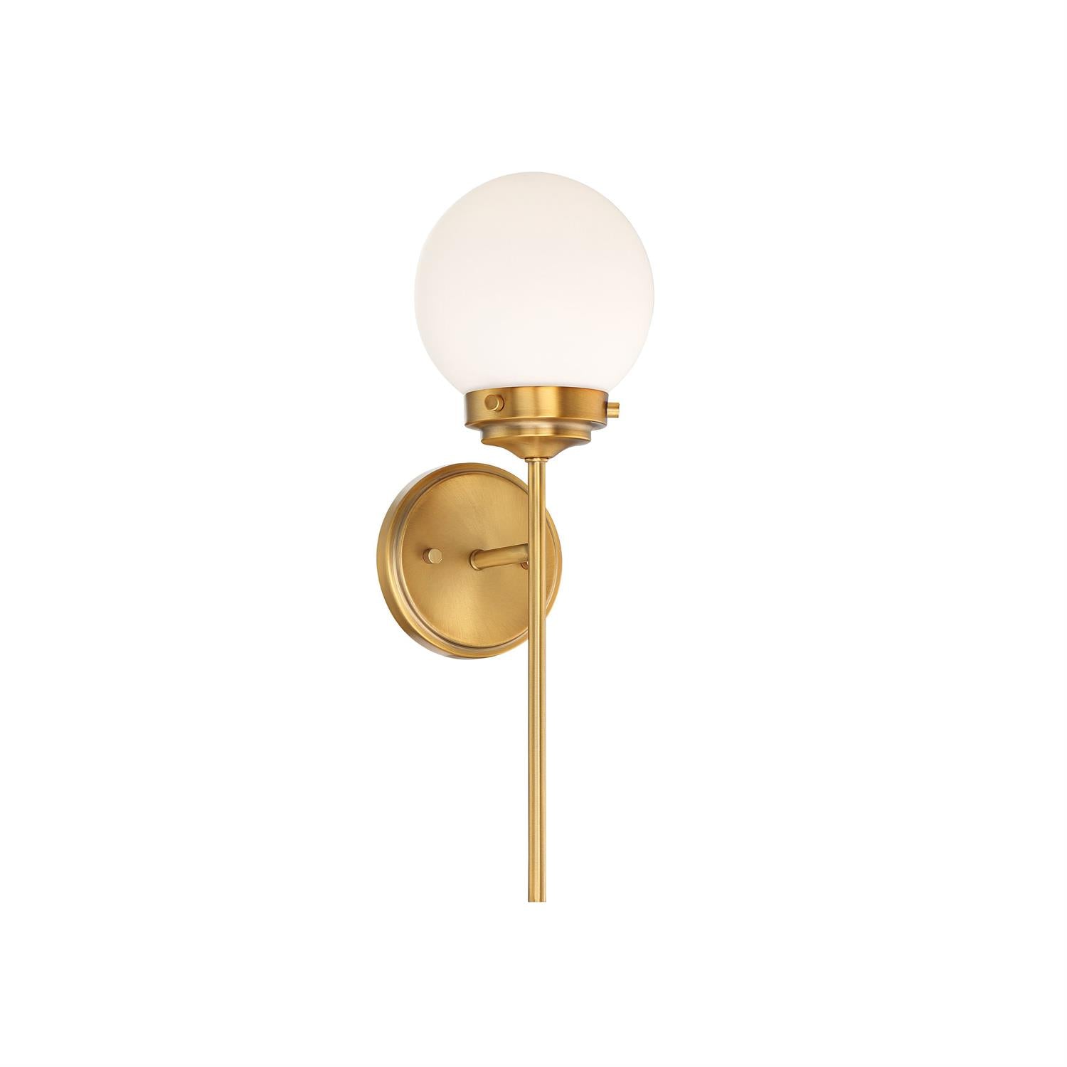 Waegnuvyh Modern Minimalist Brass Glass Wall Lamp - Neutralighting