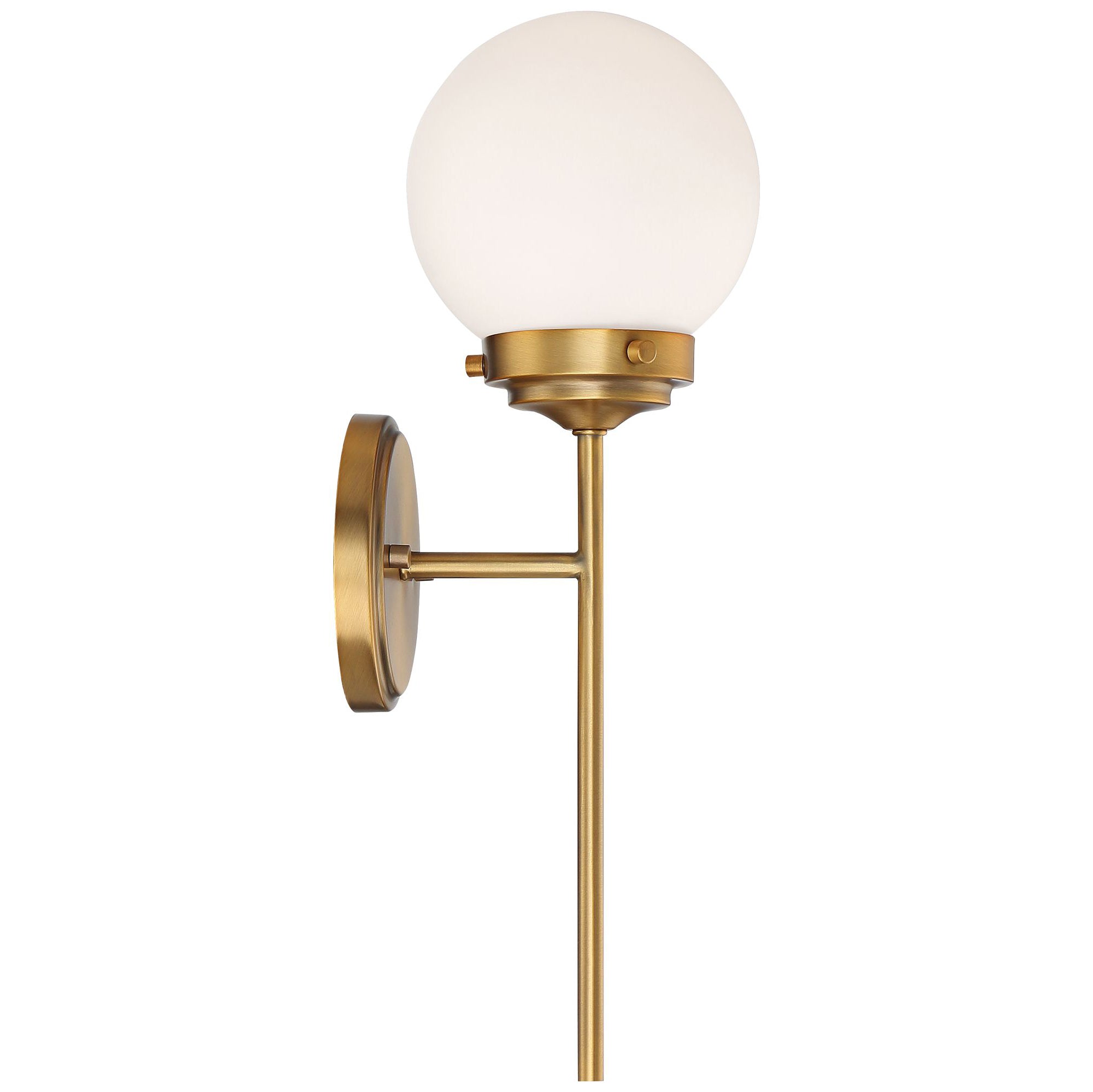 Waegnuvyh Modern Minimalist Brass Glass Wall Lamp - Neutralighting