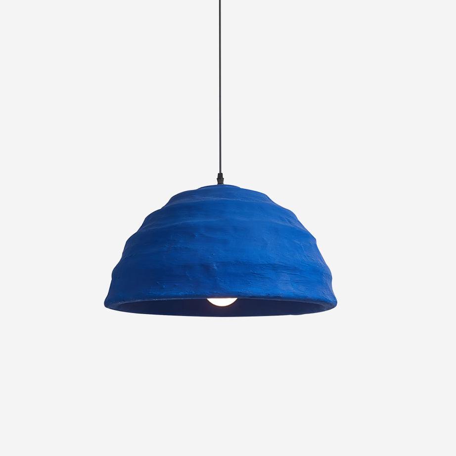 Pendant Lamp Dome Shade Blue Industrial - Neutralighting