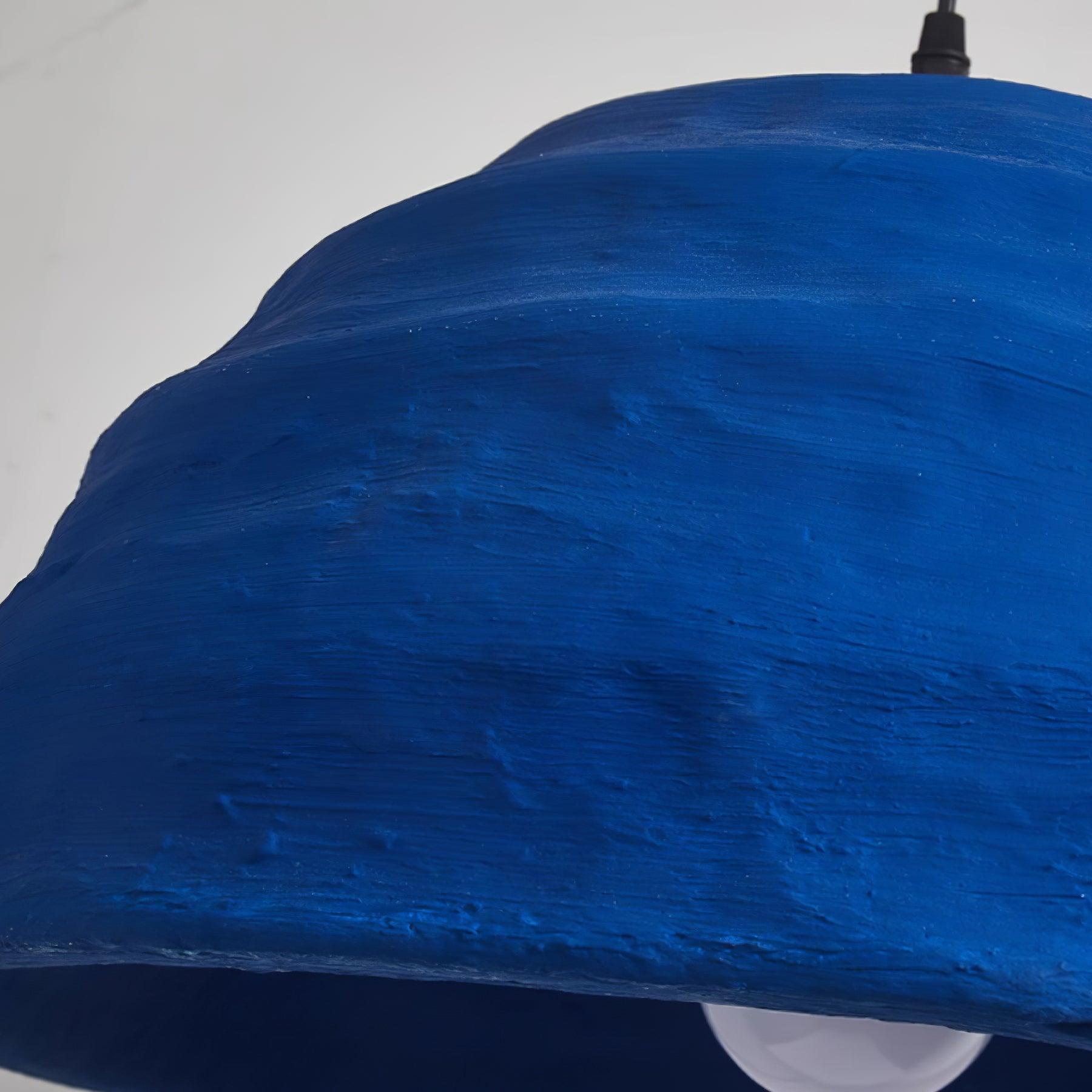 Pendant Lamp Dome Shade Blue Industrial - Neutralighting