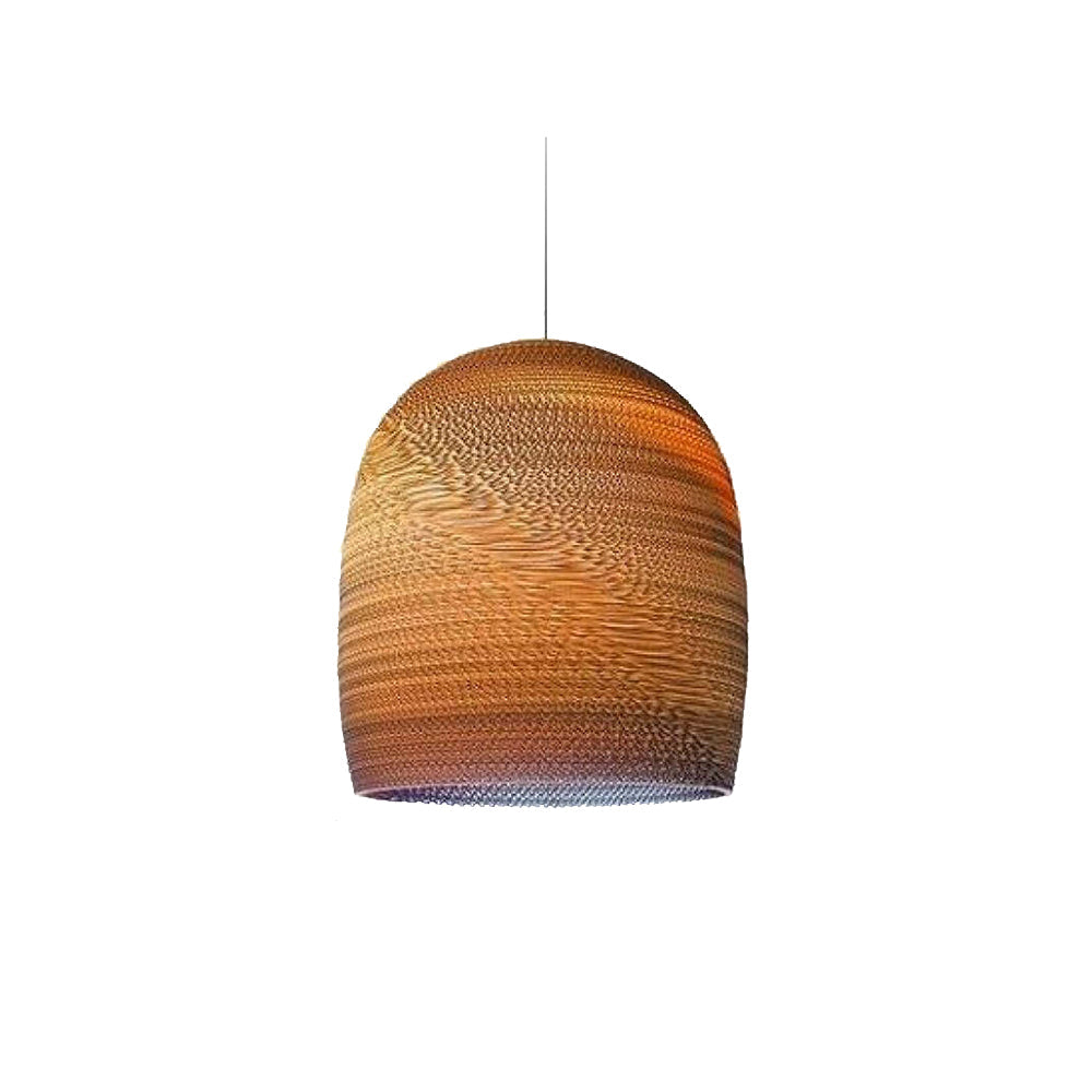 Muto Pastoral Silkworm Rustic Paper Pendant Light - Neutralighting