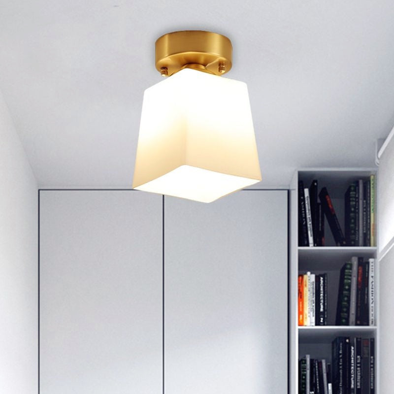 Arisha Retro Metal Flush Mount Ceiling Light Brass - Neutralighting
