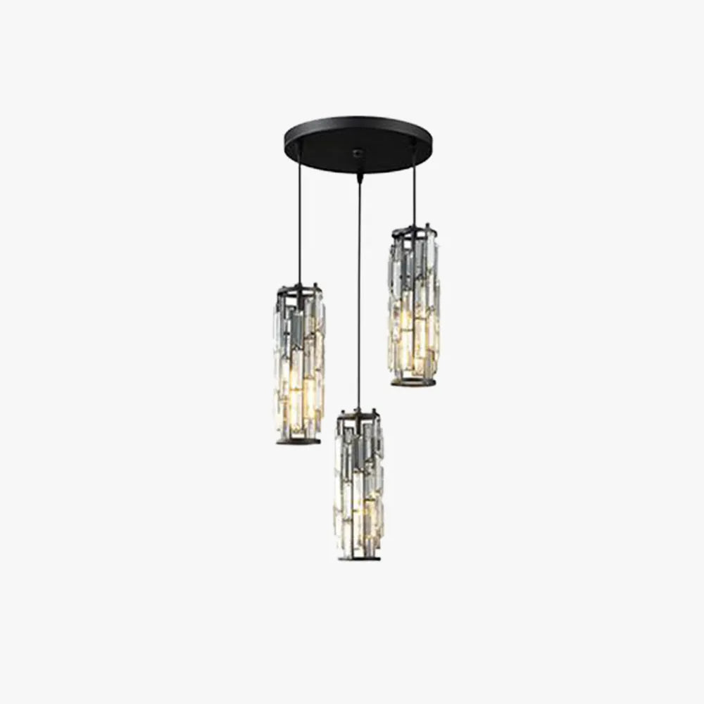 Kristy Cluster Pendant Light, Black & Gold - Neutralighting