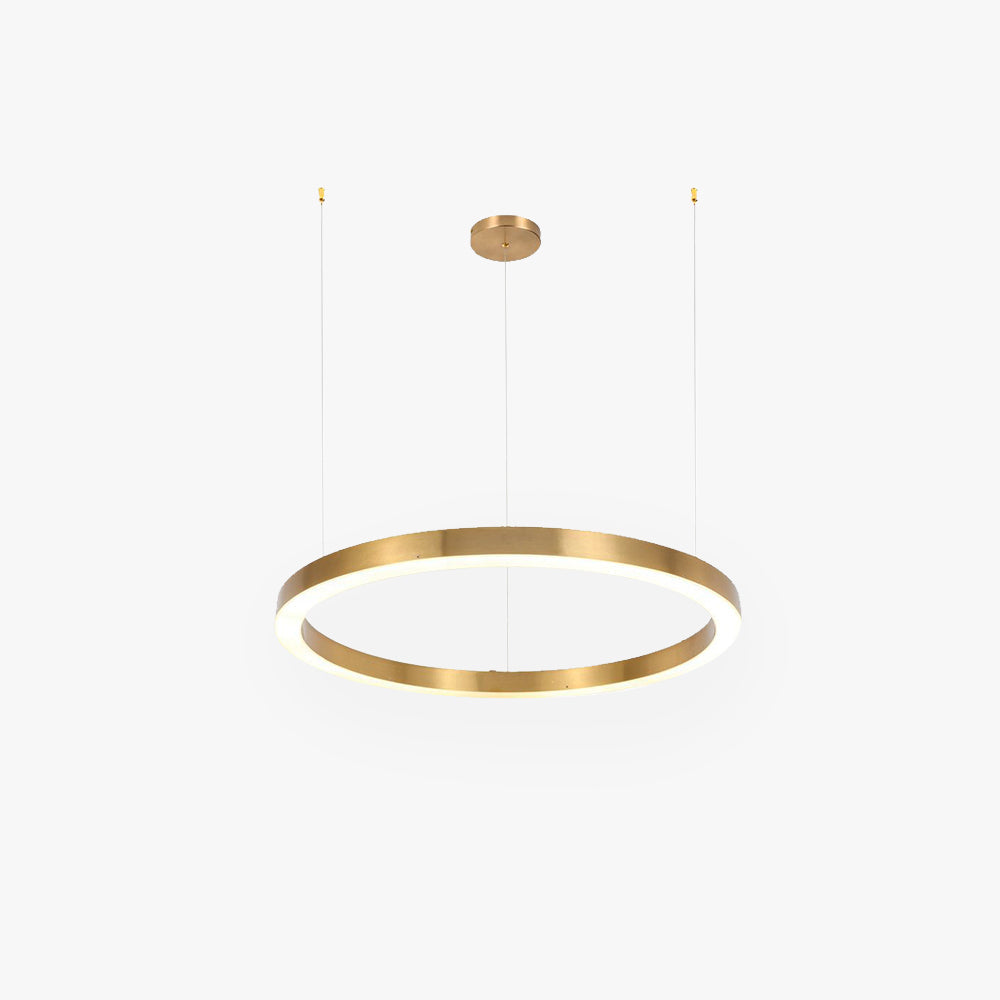 Arisha Modern Ring Metal Pendant Light, Gold - Neutralighting