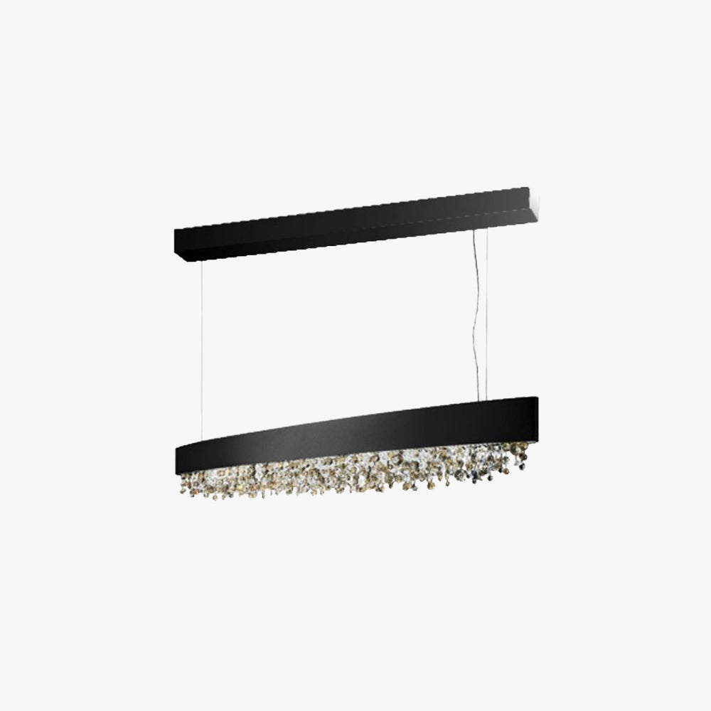 Kristy Modern Crystal Pendant Light Black/White/Brown/Gold - Neutralighting