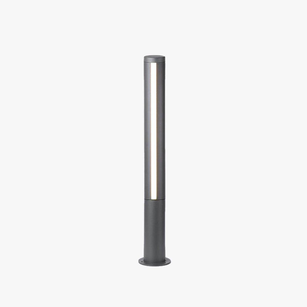 Ray Column Double Light Strip Outdoor Path Light, Black - Neutralighting