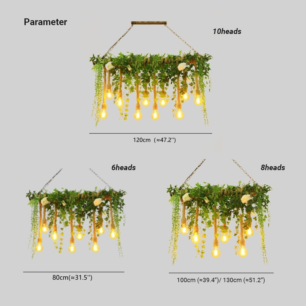 Ritta Natural Decorative Metal/Glass Pendant Light, Green - Neutralighting