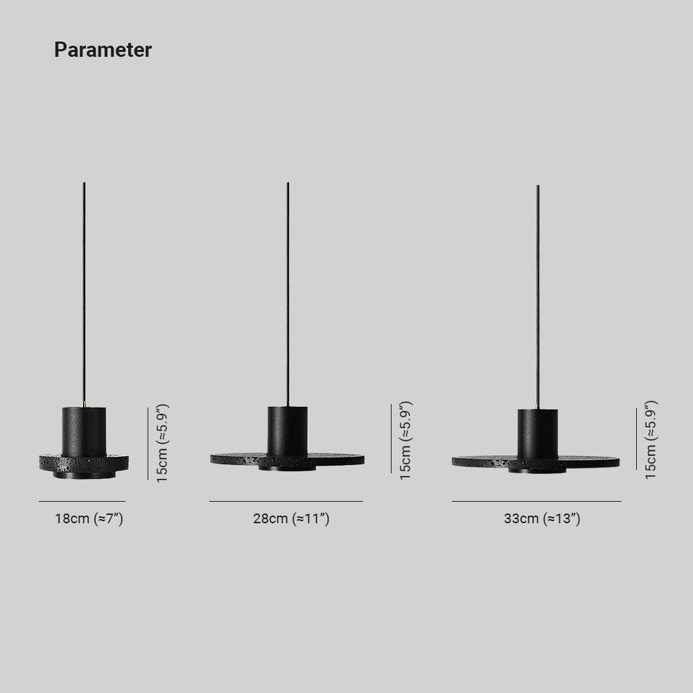 Arisha Black Designer Post-Modern Pendant Light - Neutralighting