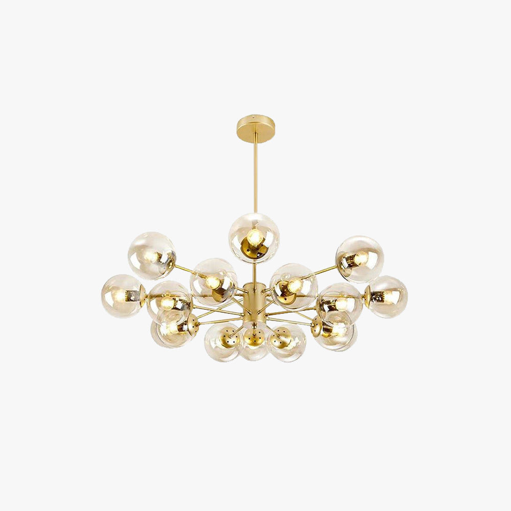 Valentina Designer Simple Nordic Pendant Light, Black/Gold - Neutralighting