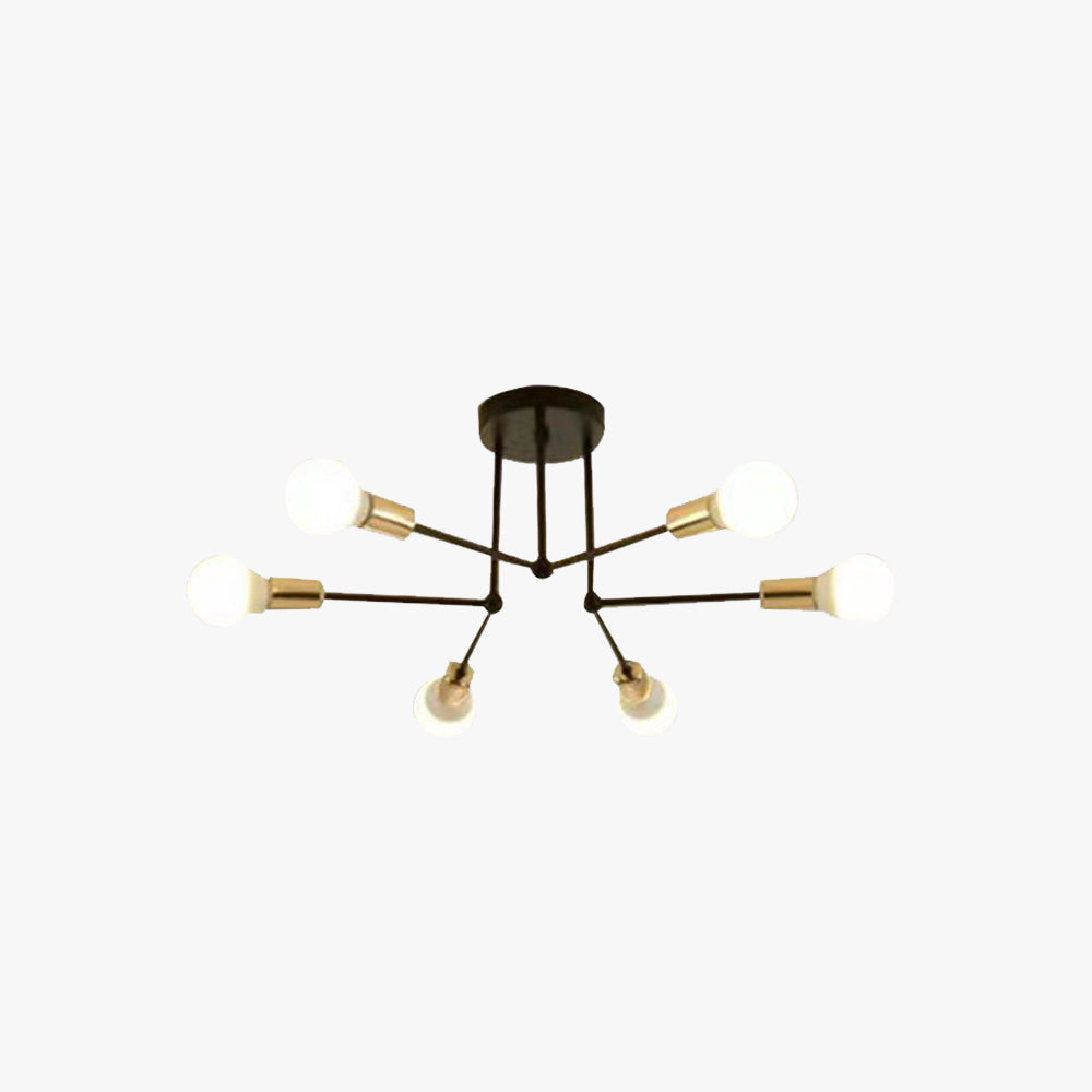 Valentina Flush Mount Ceiling Light Linear Industrial - Neutralighting