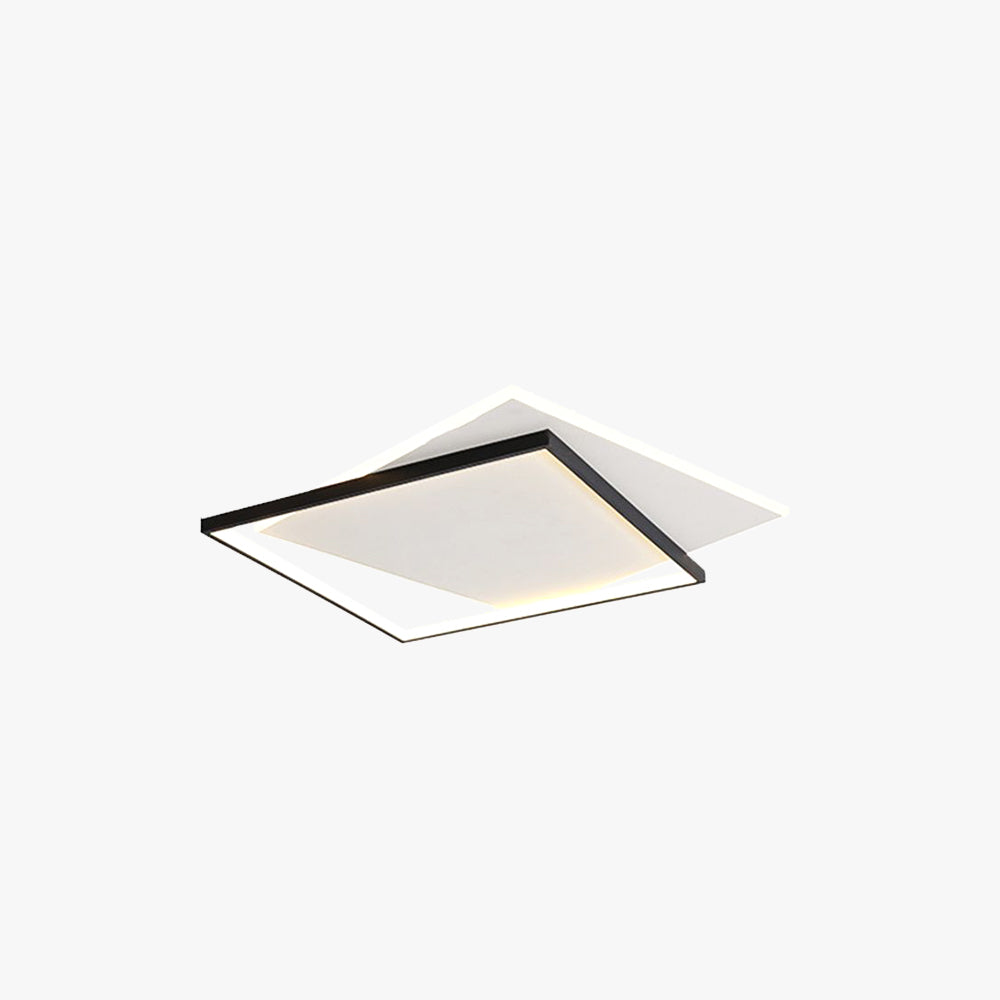 Arisha Modern Duo-Square Flush Mount Ceiling Light - Neutralighting