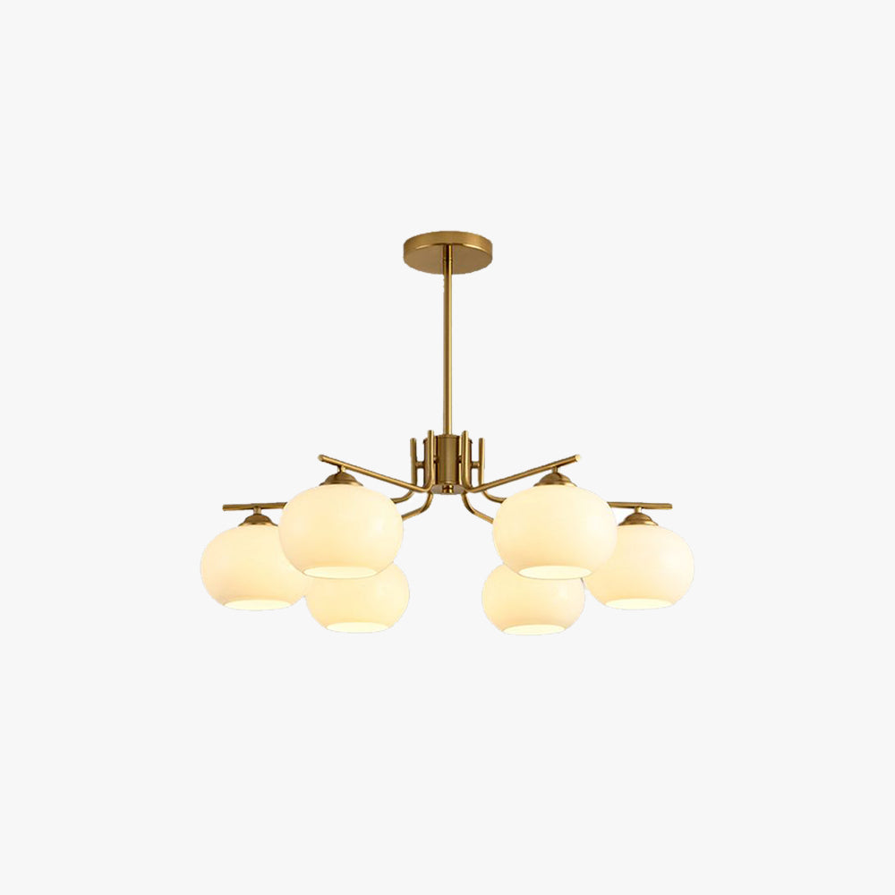 Valentina Pendant Light Semi-Circular Modern, Metal/Glass, Gold/Nickel, Dining Room - Neutralighting
