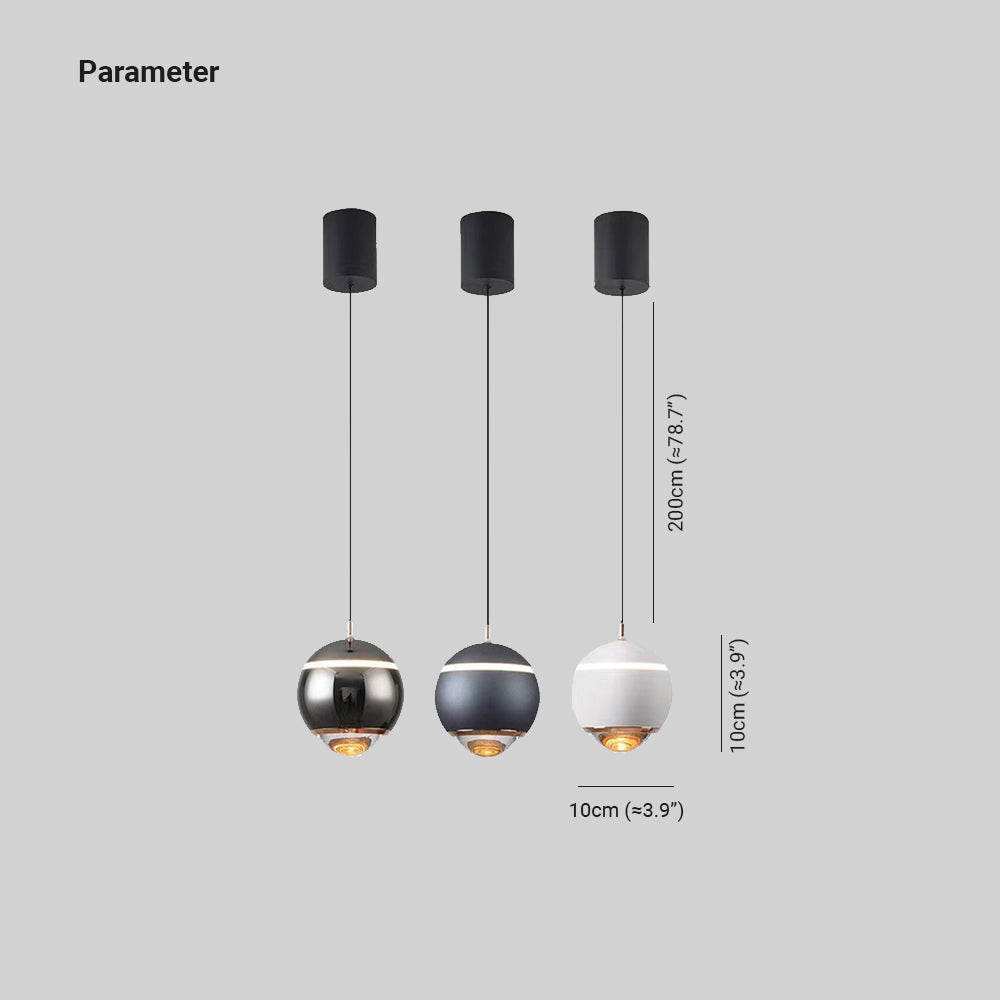 Valentina Modern Round LED Pendant Light, Kitchen Island - Neutralighting