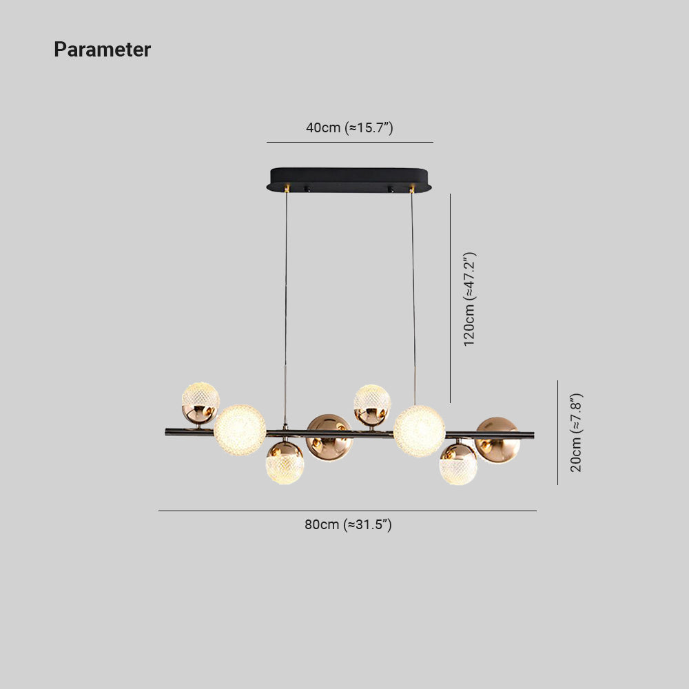 Valentina Glass Modern Bubbles Pendant Light - Neutralighting