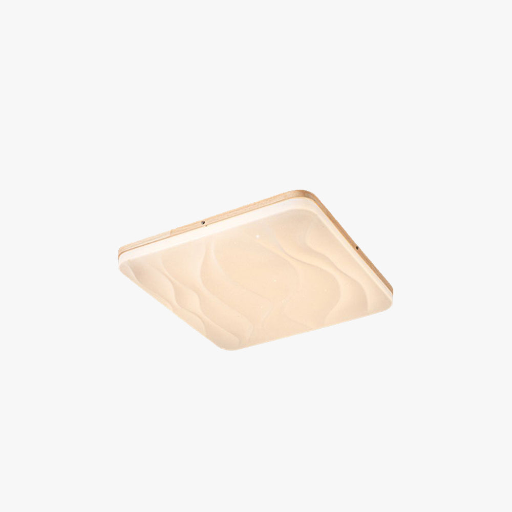 Muto LED Geometric Flush Mount Ceiling Light, White - Neutralighting