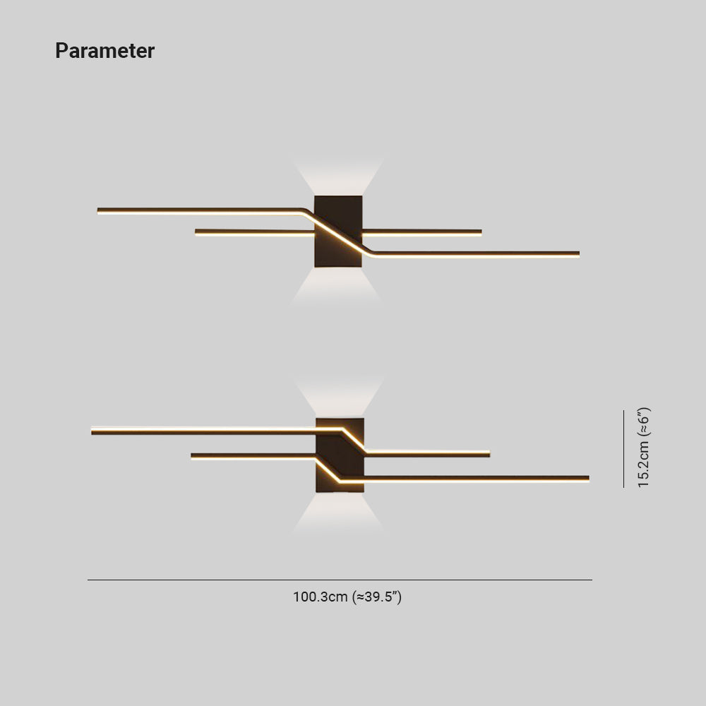 Arisha Minimalist Linear Metal Vanity Wall Light - Neutralighting