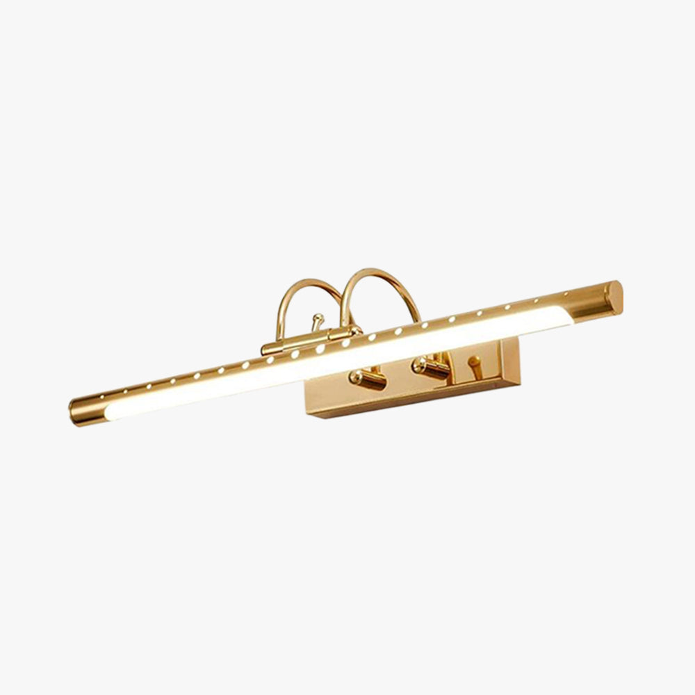 Tiffany Modern Linear Vanity Wall Lamp, Gold, Bathroom/Kitchen - Neutralighting