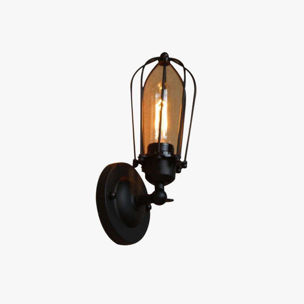 Silva Vintage Iron Wall Lamp, Black/Rust/Bronze/Gold/Silver - Neutralighting