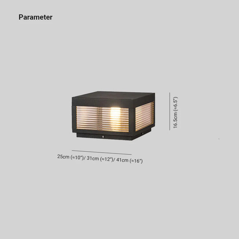 Vetra Vintage Metal LED Outdoor Light Post - Neutralighting