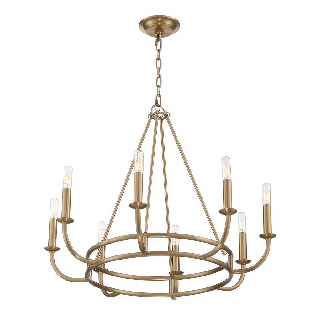 Xenuvyh Modern Minimalist Vintage Industrial Metal Chandelier - Neutralighting