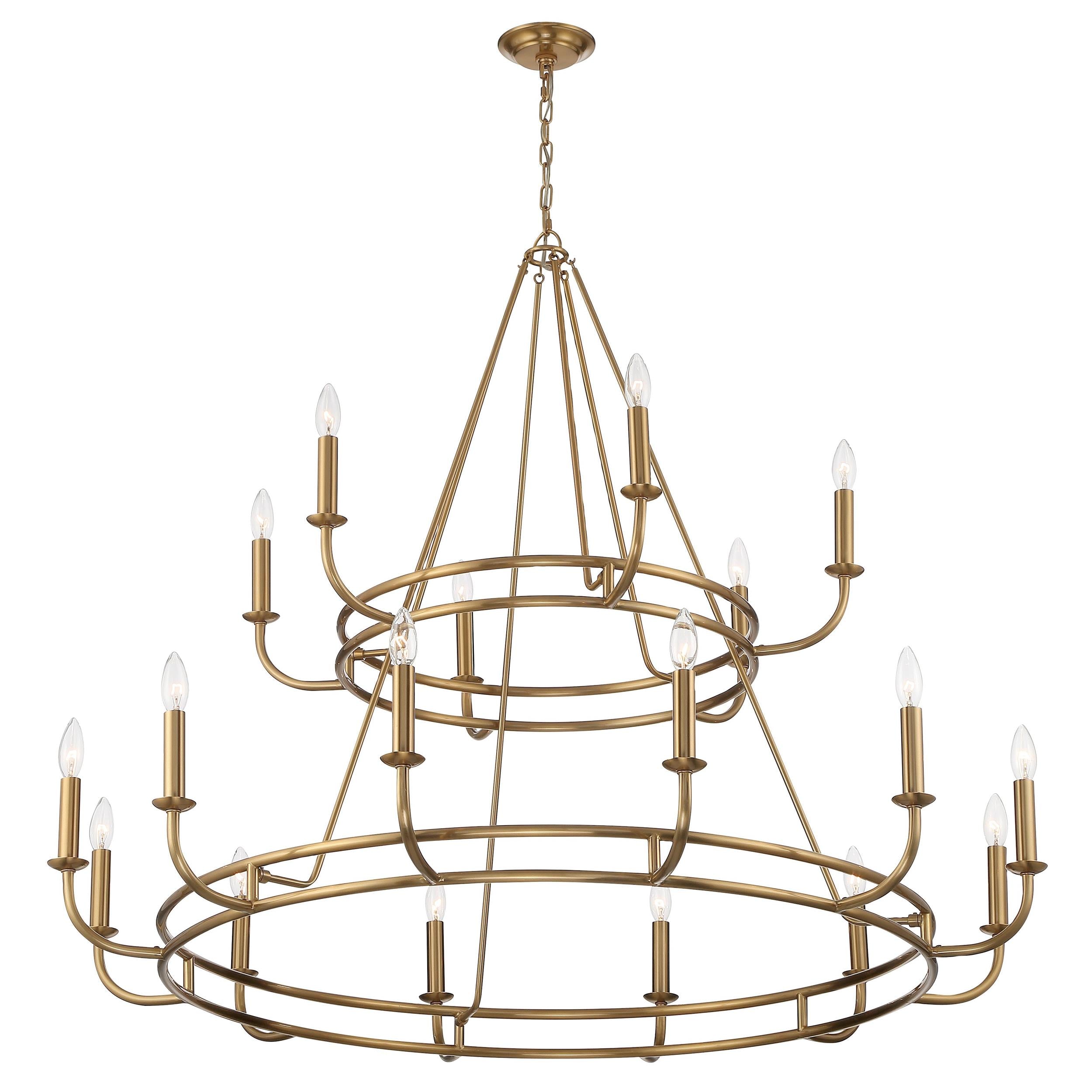 Xenuvyh Modern Minimalist Vintage Industrial Metal Chandelier - Neutralighting