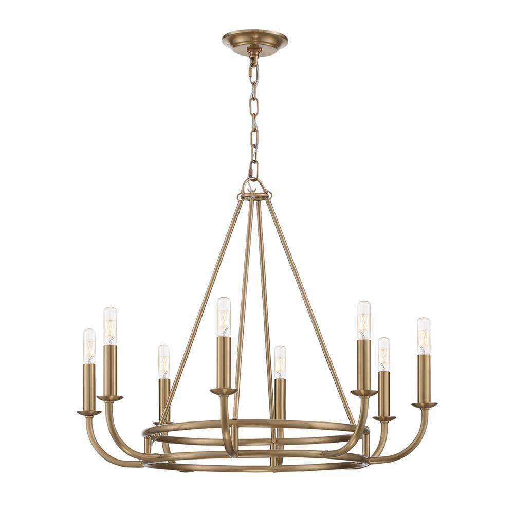 Xenuvyh Modern Minimalist Vintage Industrial Metal Chandelier - Neutralighting