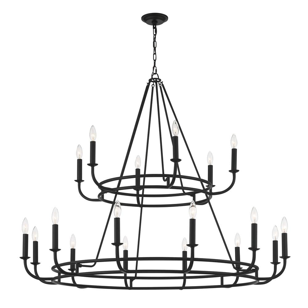 Xenuvyh Modern Minimalist Vintage Industrial Metal Chandelier - Neutralighting