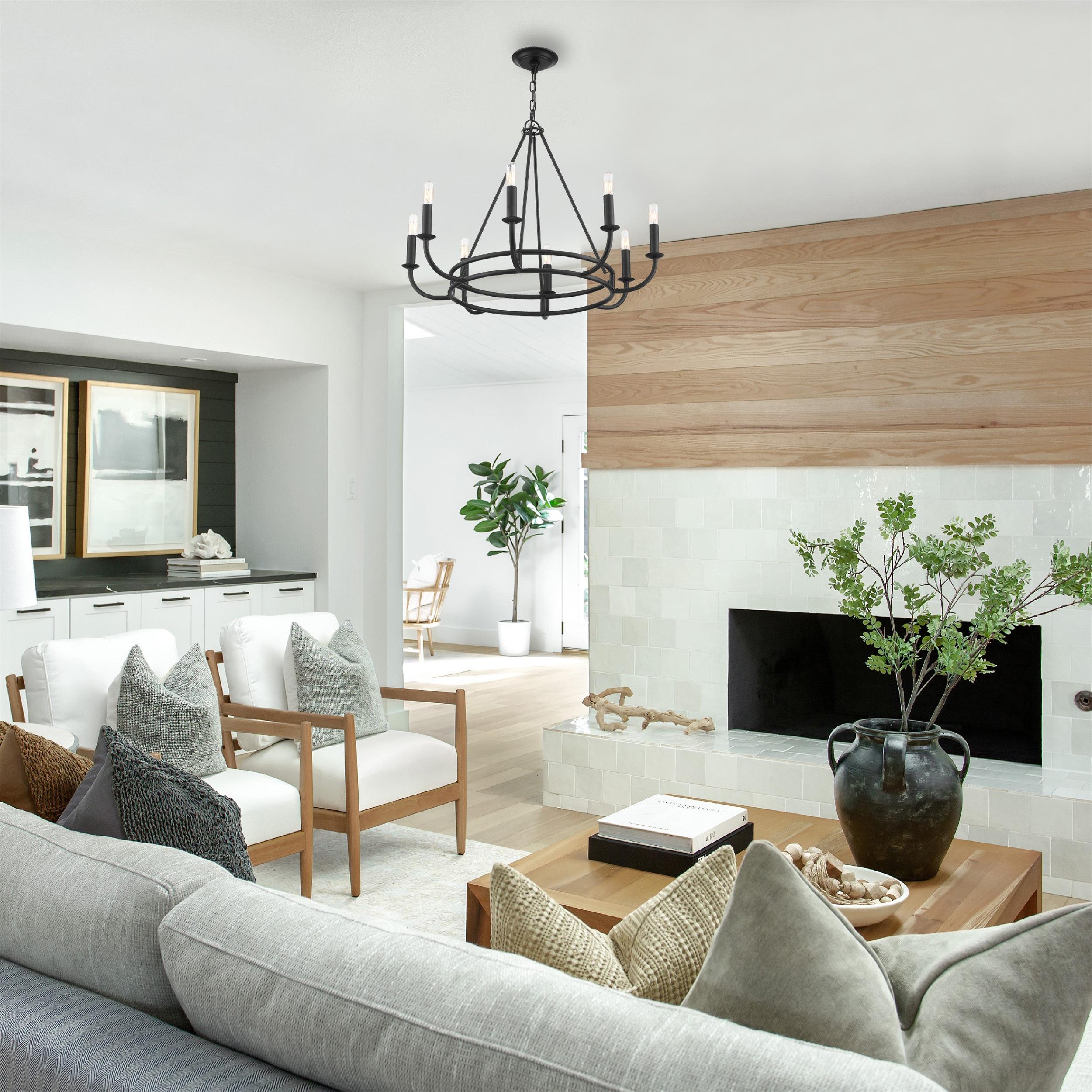 Xenuvyh Modern Minimalist Vintage Industrial Metal Chandelier - Neutralighting